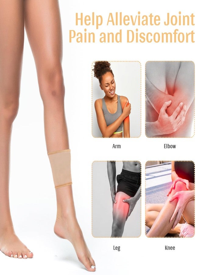 AUTO CARE 2Pcs Castor Oil Joint Pack - Reusable Essential Oil Leg Care Pack Leakproof Castor Oil Hand Pack Complementary Therapy for Arthritis, Gout, Tendonitis, Bursitis and Joint Pain - Image 2